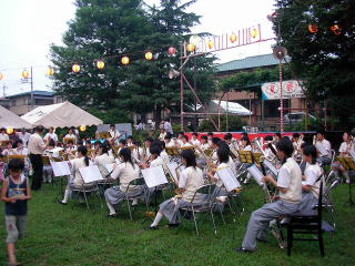 東初石2丁目自治会の夏祭り