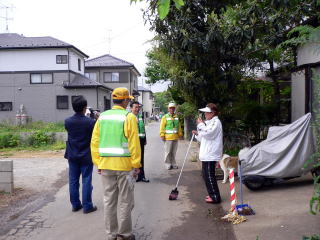 パトロールの様子の写真