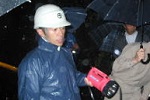 台風23号に備える市職員の写真