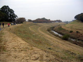 ウオーカソンコースである利根運河沿い